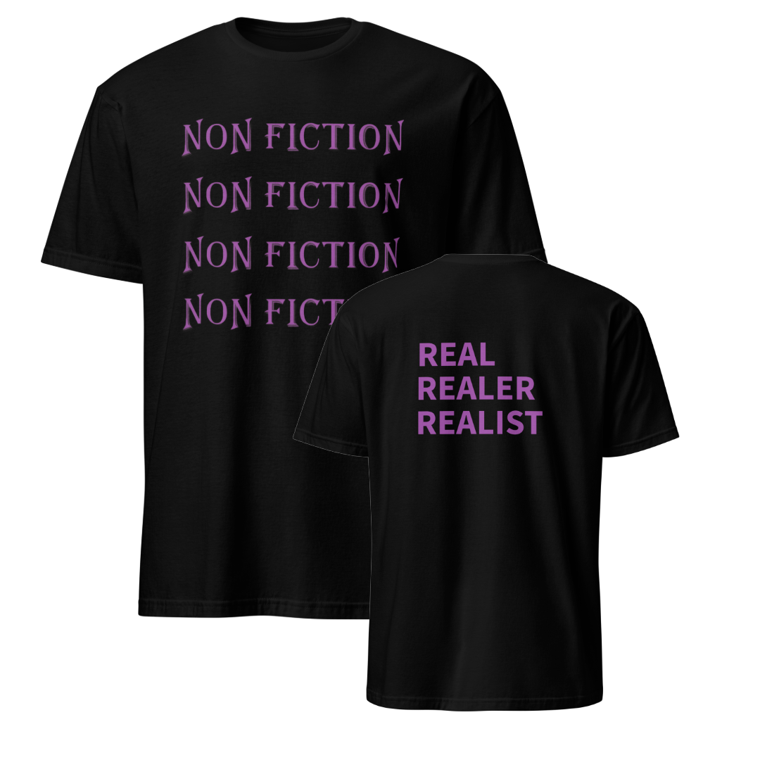 NON FICTION Logos T Shirt Back From The Dead Merch NON FICTION Logos T Shirt Back From The Dead Merch