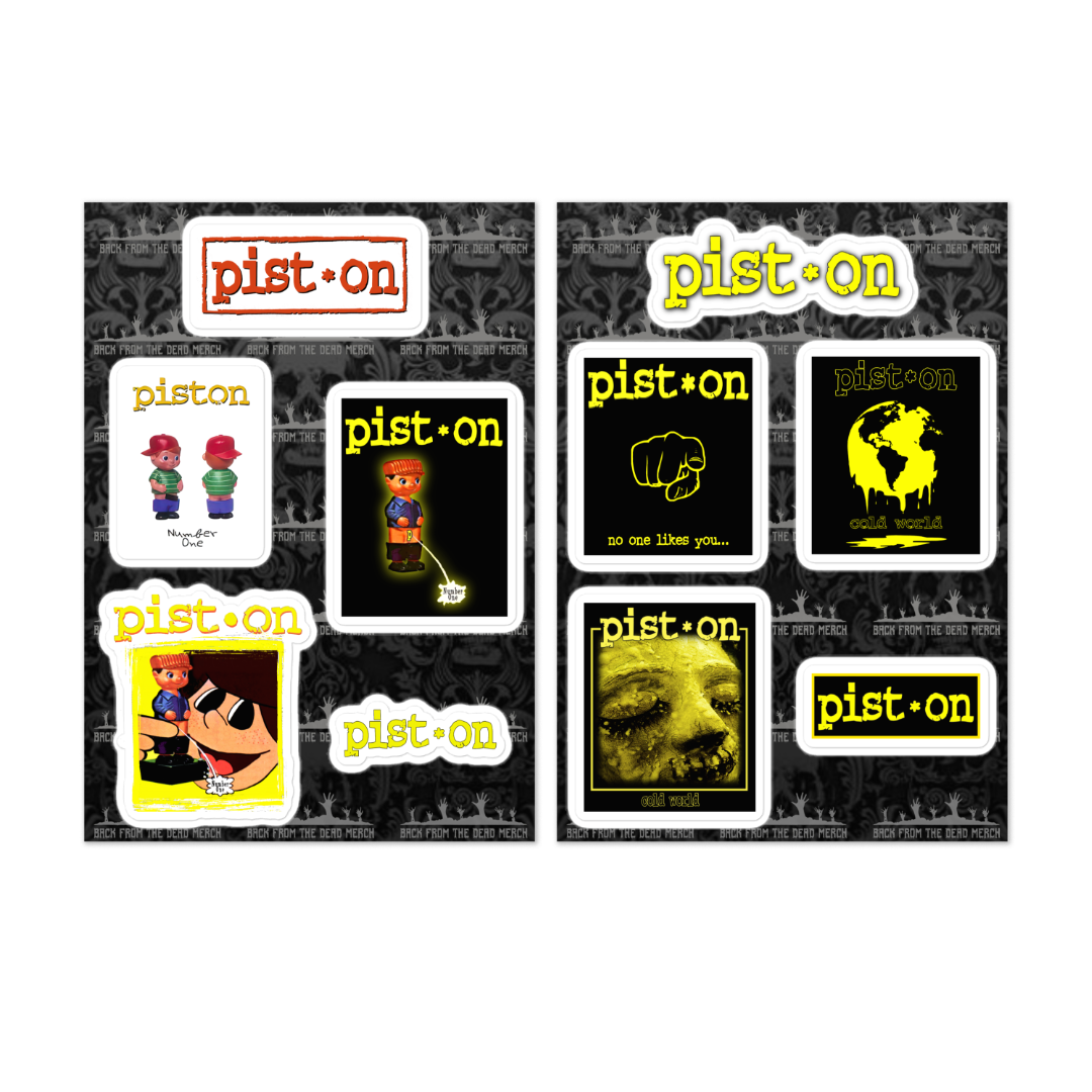 Pist.On Sticker Sheet Bundle