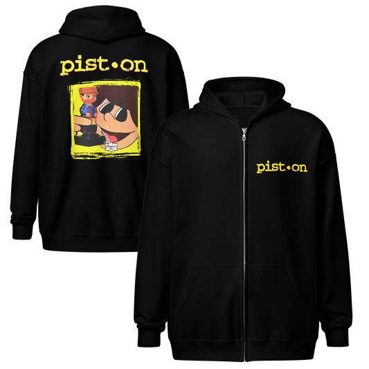 Pist.On 'Number One Cover' Zip Hoodie
